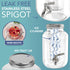 HEFTMAN GLASS BEVERAGE DISPENSER 4L