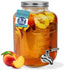 HEFTMAN GLASS BEVERAGE DISPENSER 4L