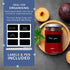 HEFTMAN GLASS JARS 240ML - 6 PACK