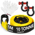 GADLANE TOW ROPE 5M X 5CM,10 TON - YELLOW