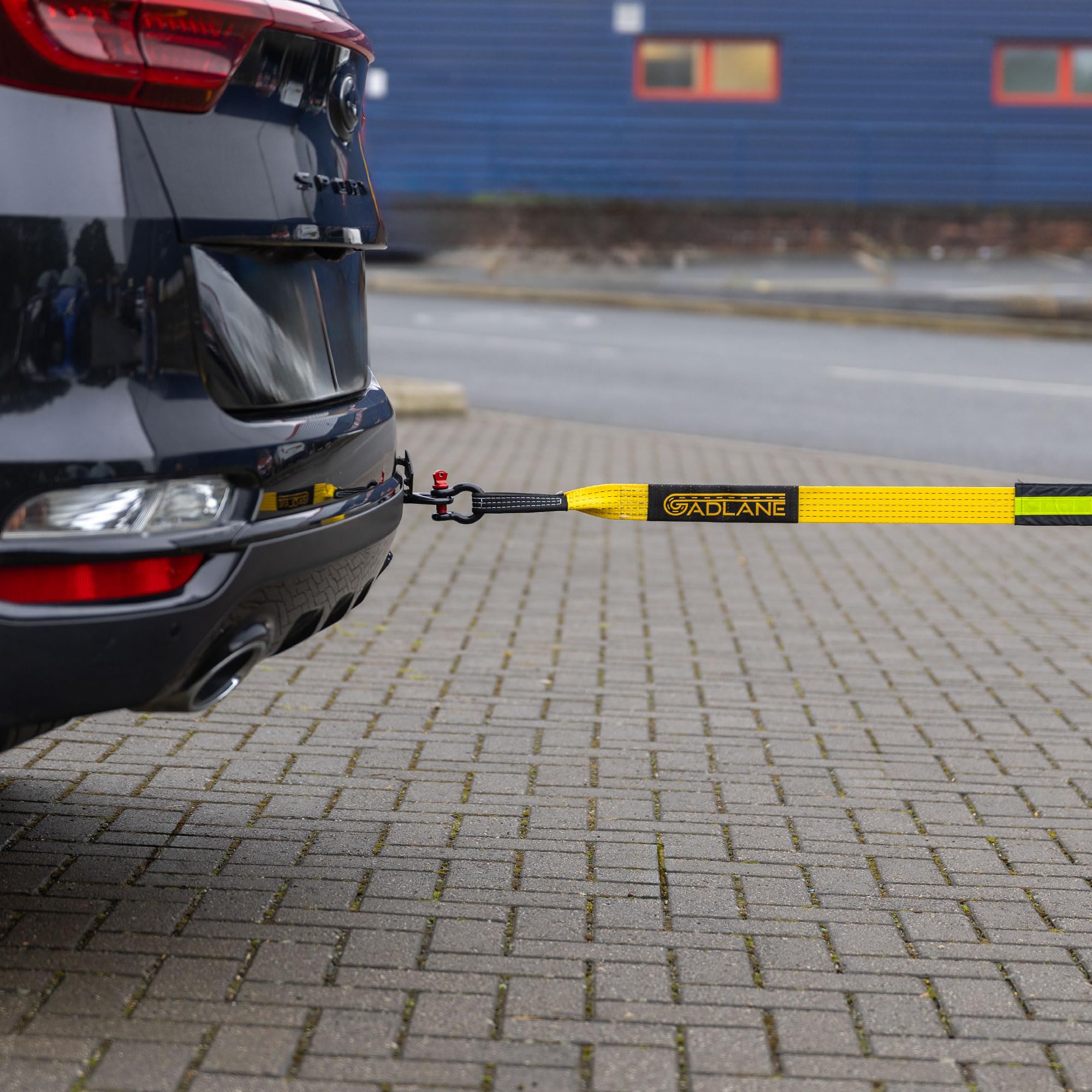 GADLANE TOW ROPE 5M X 5CM,10 TON - YELLOW
