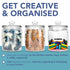 HEFTMAN STORAGE GLASS JAR 2L