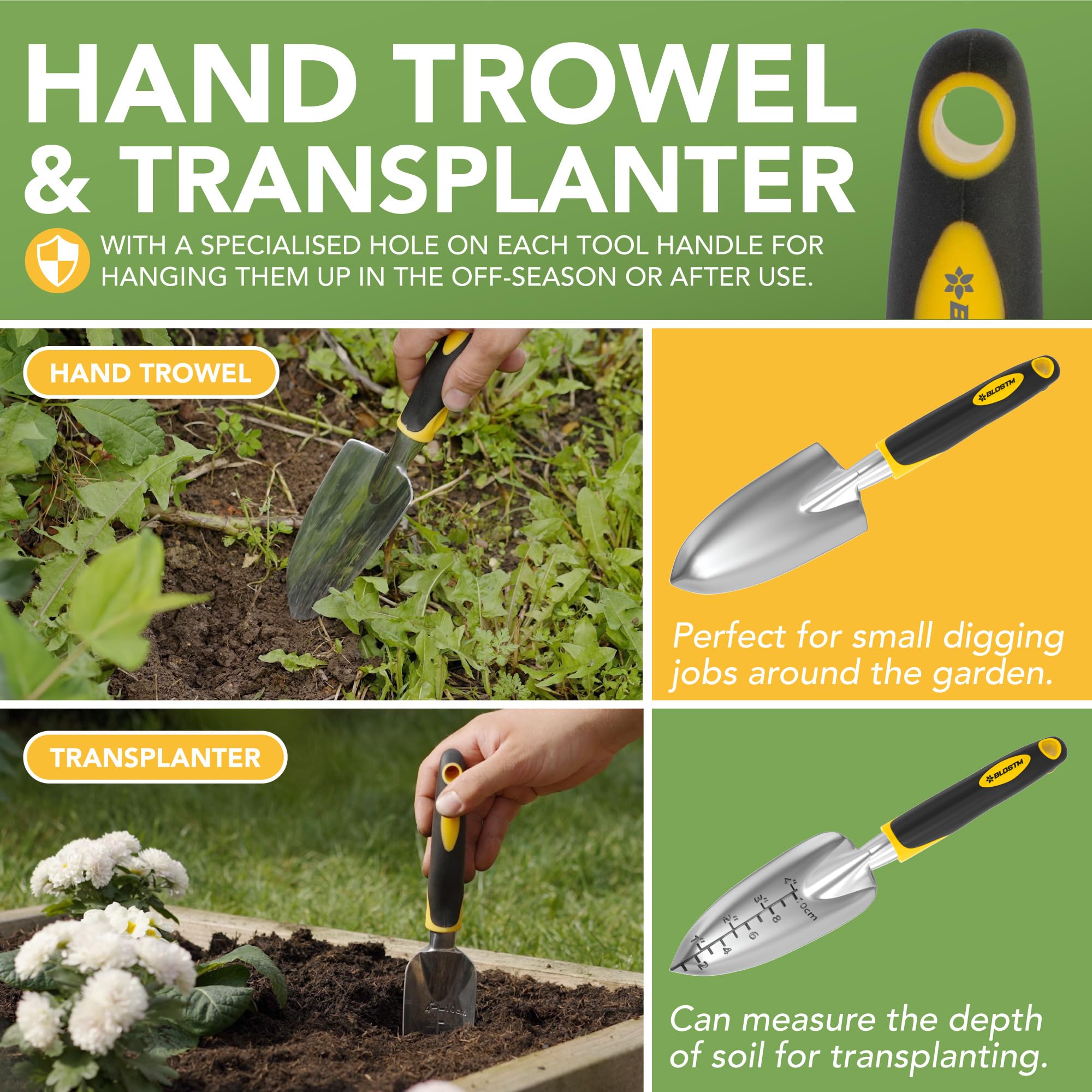 BLOSTM GARDEN TOOL SET - 11 PIECE