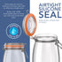 HEFTMAN CLIP TOP JARS 1 LITRE - 3 PACK