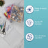 HEFTMAN 5” X 7” PHOTO STORAGE BOXES - CLEAR