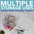 HEFTMAN 5” X 7” PHOTO STORAGE BOXES - CLEAR