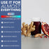 HEFTMAN 60 ML SMALL GLASS BOTTLES WITH LIDS - 12 PACK