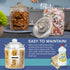 HEFTMAN STORAGE GLASS JAR 2L