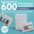HEFTMAN 5” X 7” PHOTO STORAGE BOXES - CLEAR