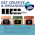 HEFTMAN JARS WITH LIDS 300ML 4 PACK