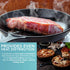 HEFTMAN CAST IRON SKILLETS - SET OF 3