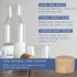 HEFTMAN CARAFE GLASS BOTTLE 1L