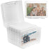 HEFTMAN 5” X 7” PHOTO STORAGE BOXES - CLEAR