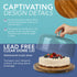 HEFTMAN CAKE PLATE WITH DOME LID