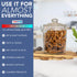 HEFTMAN STORAGE GLASS JAR 2L