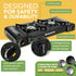 BLOSTM PORTABLE CAMPING GAS STOVE - DOUBLE