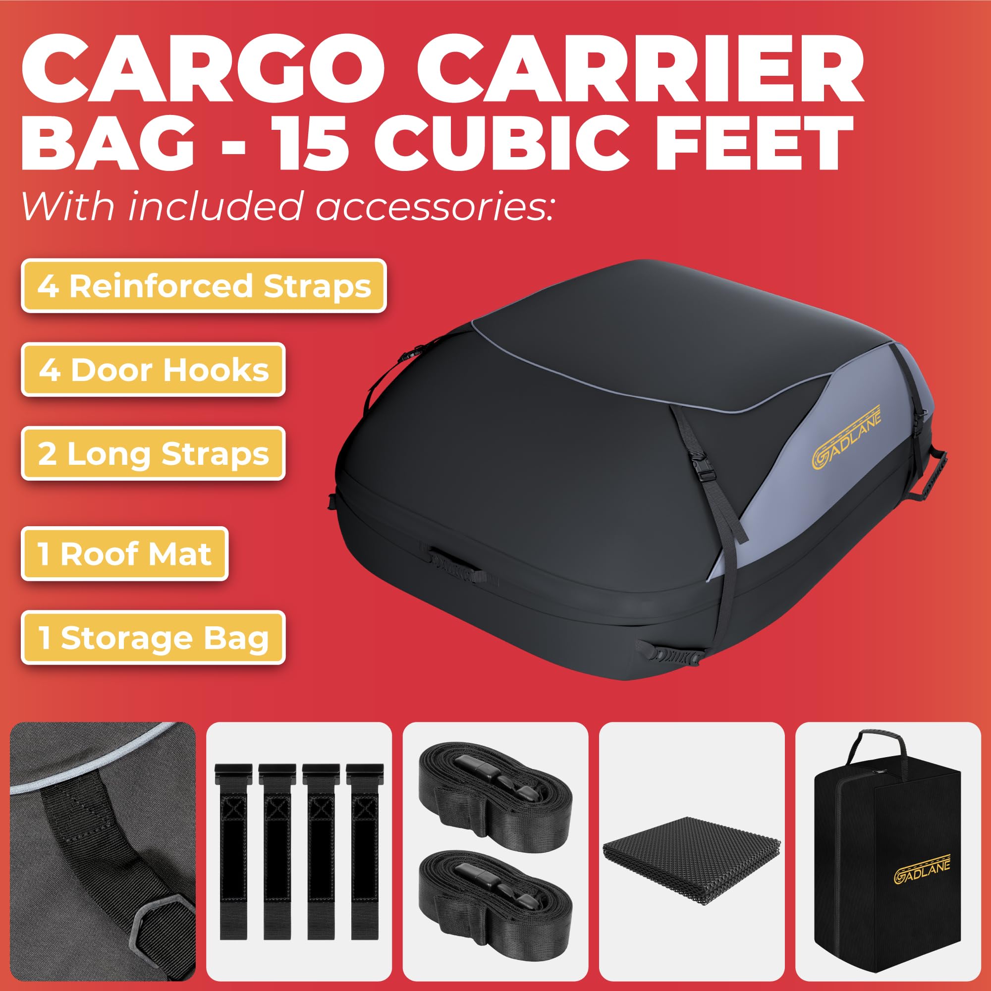 GADLANE CARGO CARRIER BAG - 15 CUBIC FEET