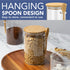 HEFTMAN GLASS JARS WITH SPOONS 1 LITRE - 2 PACK