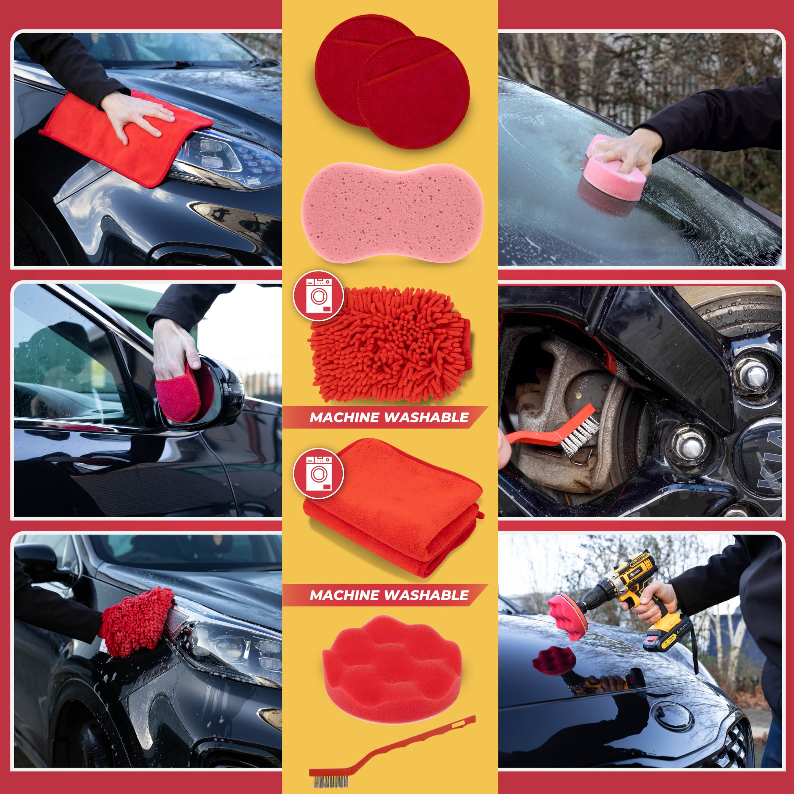 GADLANE CAR CLEANING SET - 29 PIECE