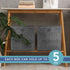 HEFTMAN COLLAPSIBLE STORAGE BOXES - 6 PACK - (26 X 26 X 28CM) - GREY