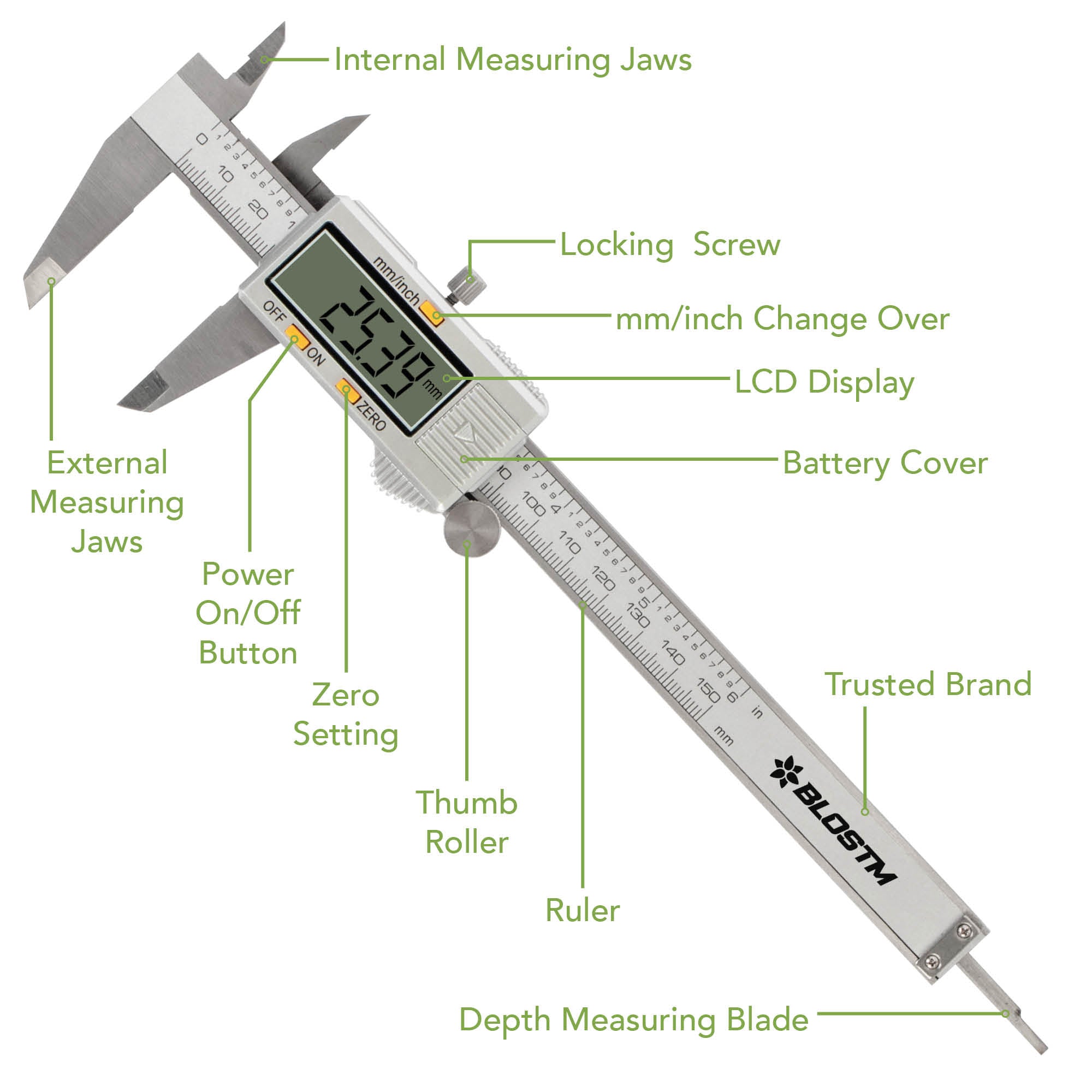 BLOSTM DIGITAL CALIPER