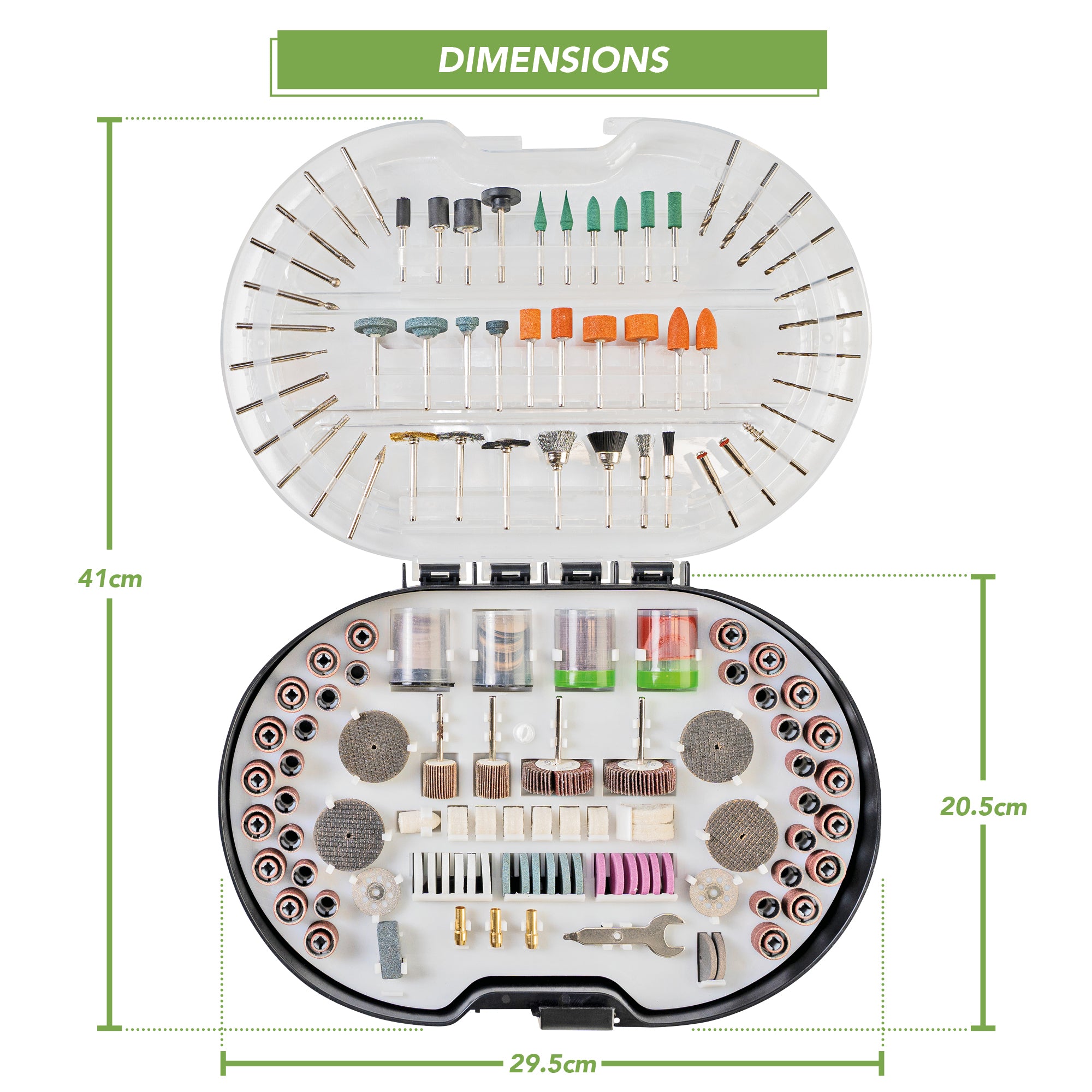 BLOSTM ROTARY TOOL ACCESSORIES SET - 276 PIECE