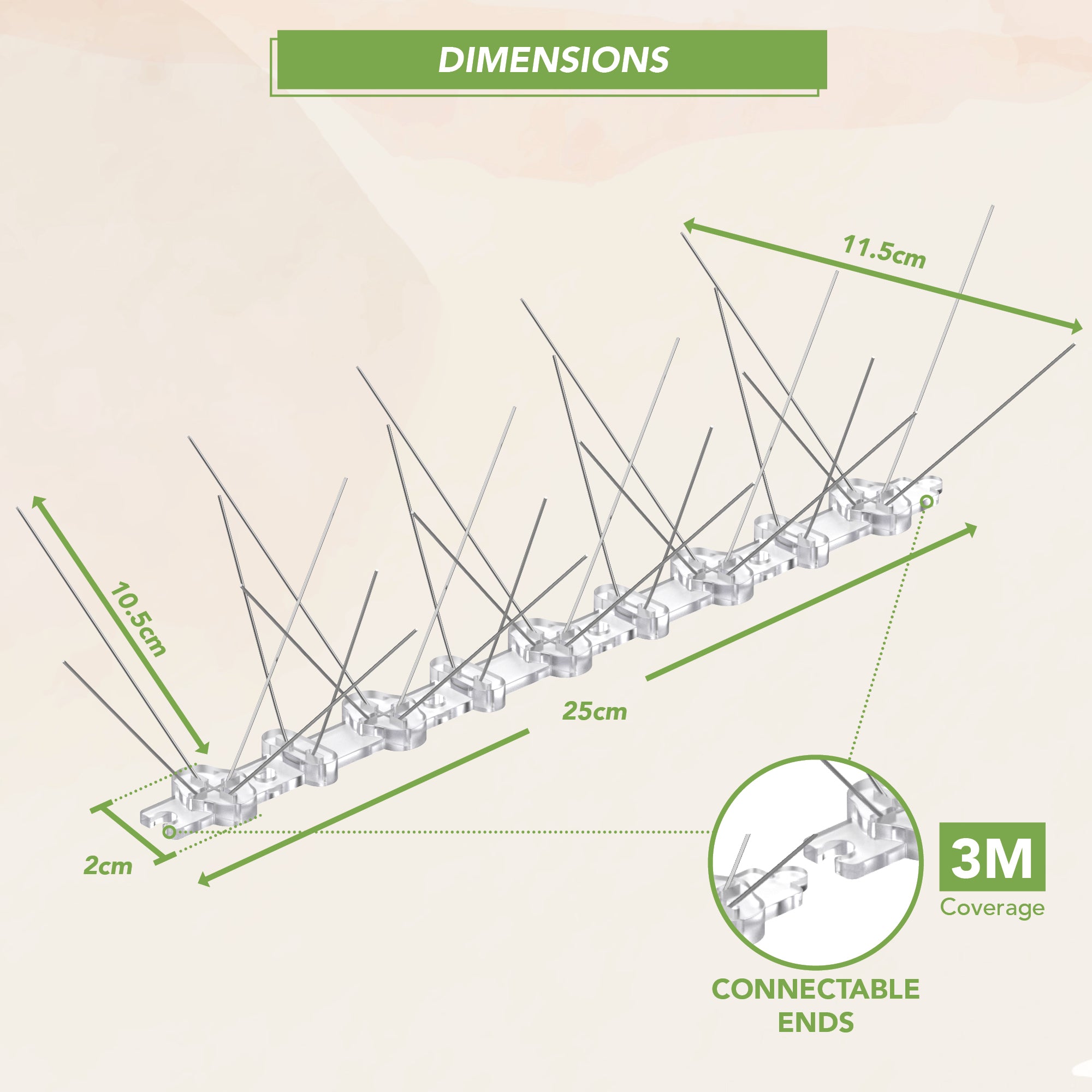 BLOSTM BIRD SPIKES