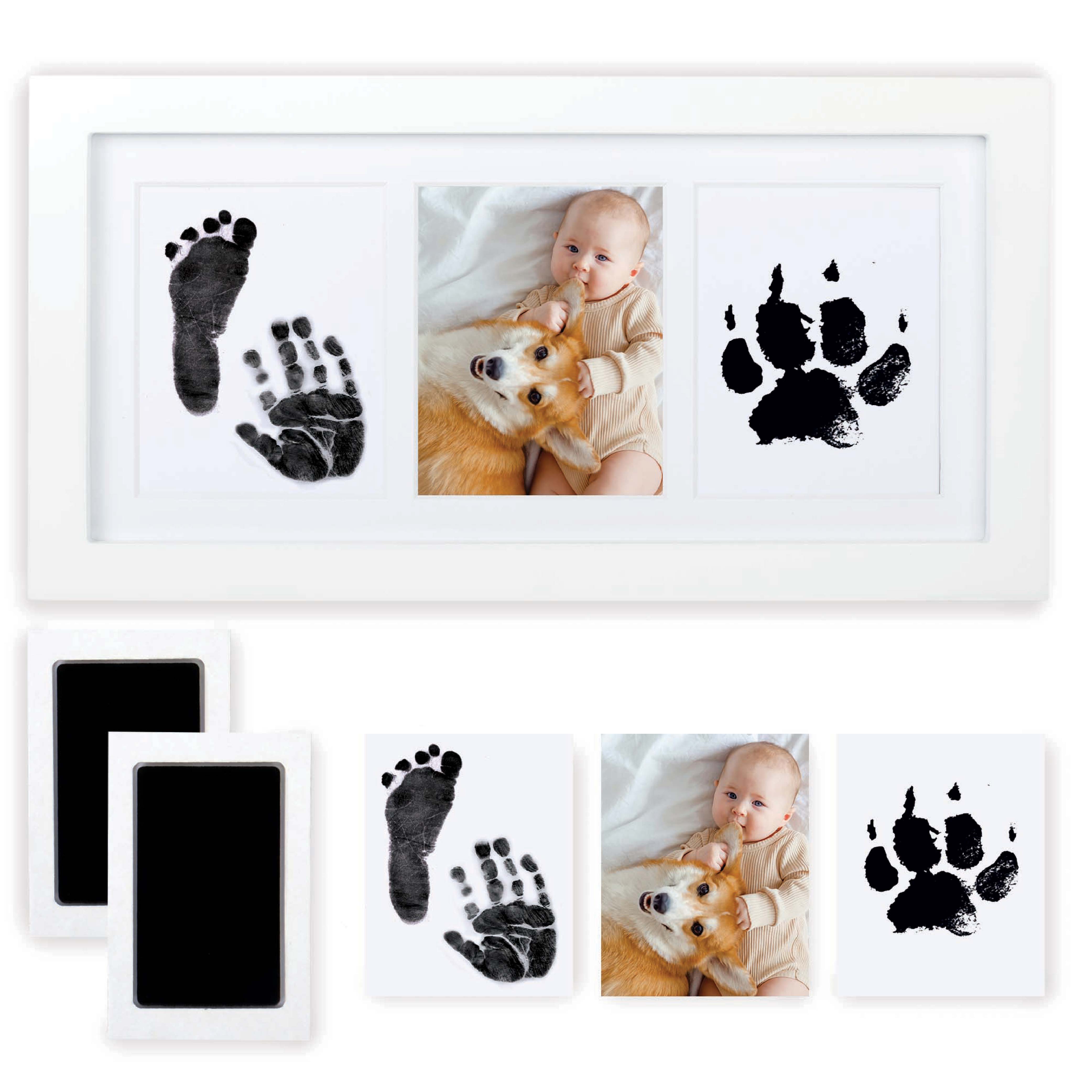 HEFTMAN BABY HANDPRINT AND FOOTPRINT PHOTO FRAME