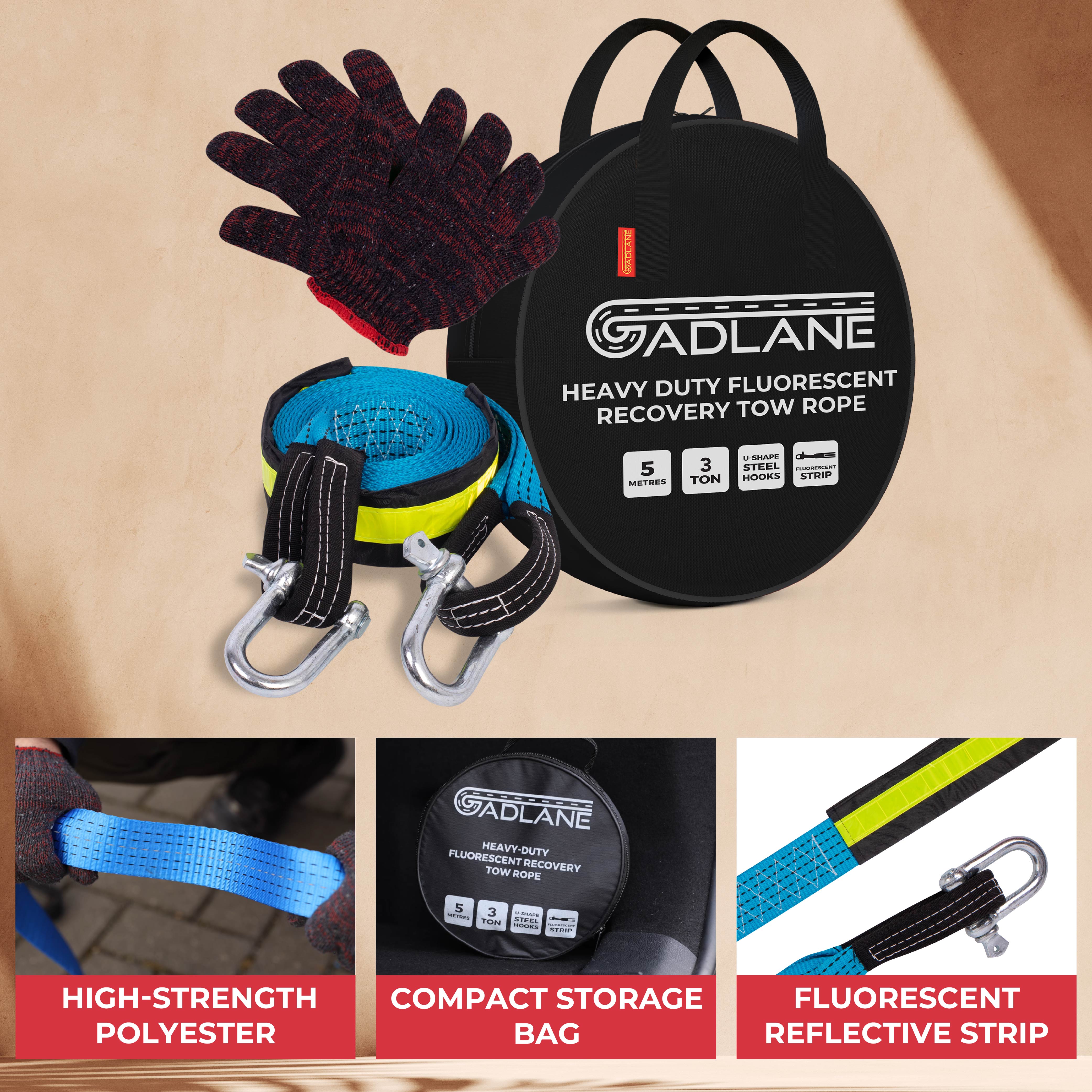 GADLANE RECOVERY TOW STRAP