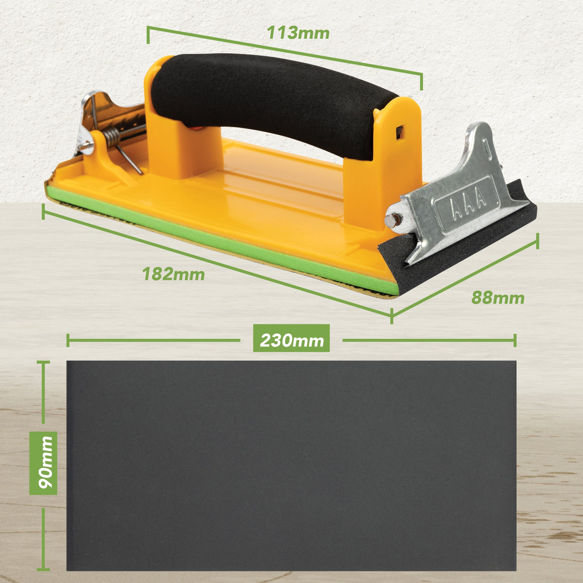 BLOSTM ASSORTED 48 PIECES SANDPAPER WITH SANDING BLOCK SANDER