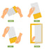 BLOSTM DUST SHEET ROLLS - 3 PACK