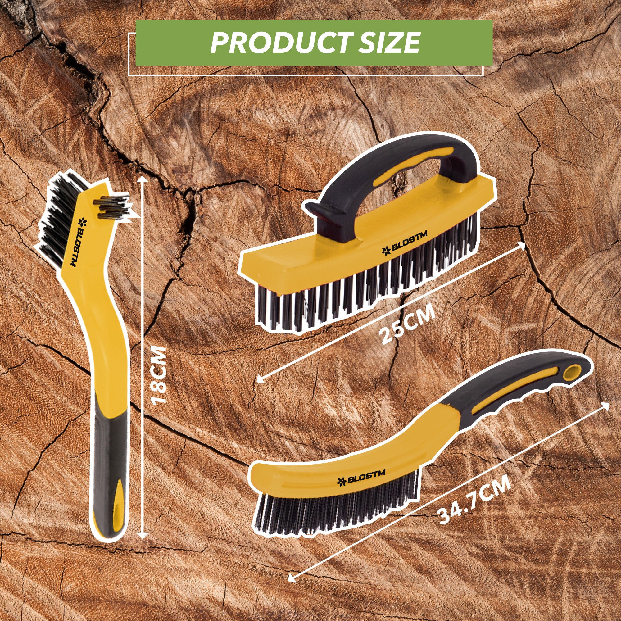 BLOSTM WIRE BRUSH SET