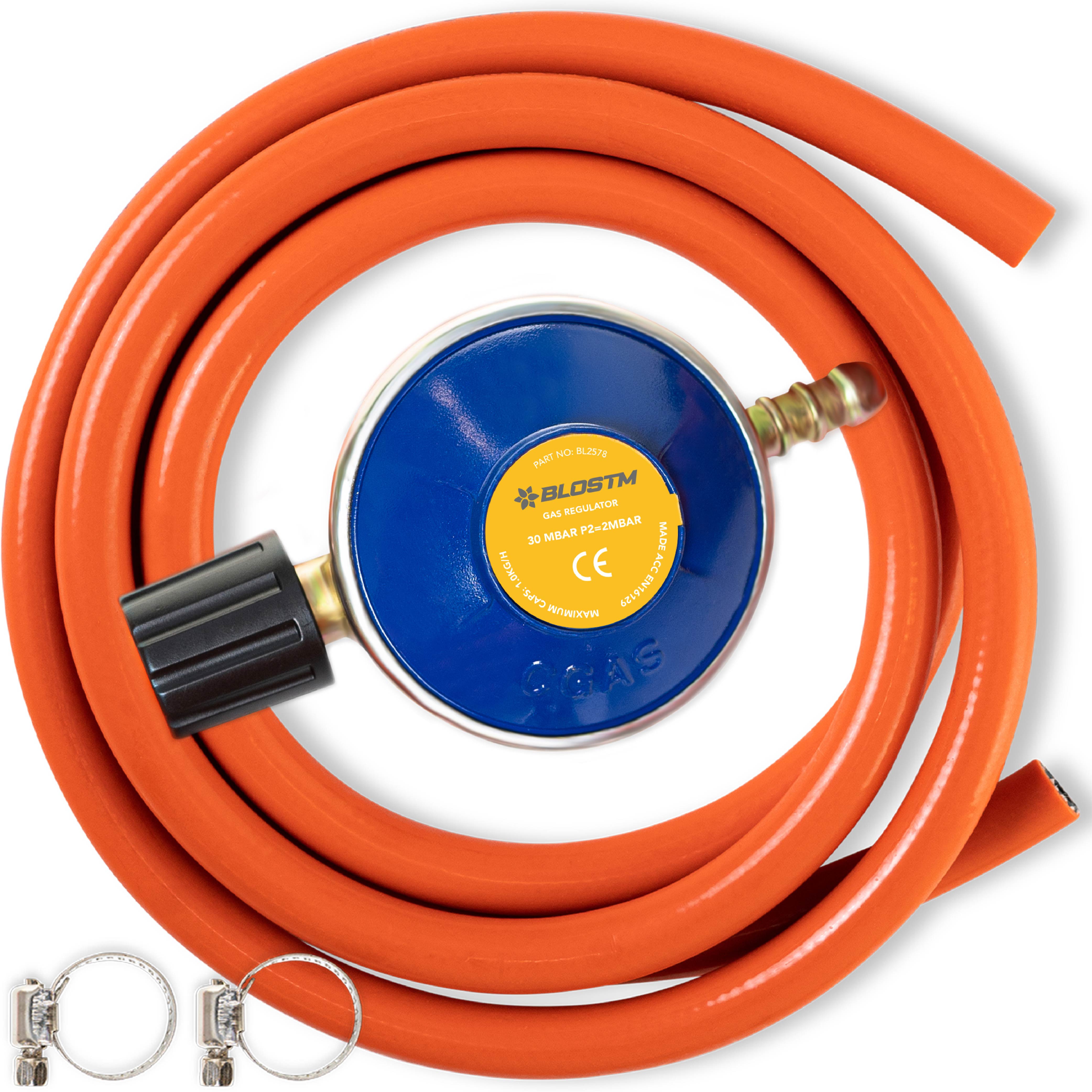 BLOSTM CAMPING GAS REGULATOR & HOSE