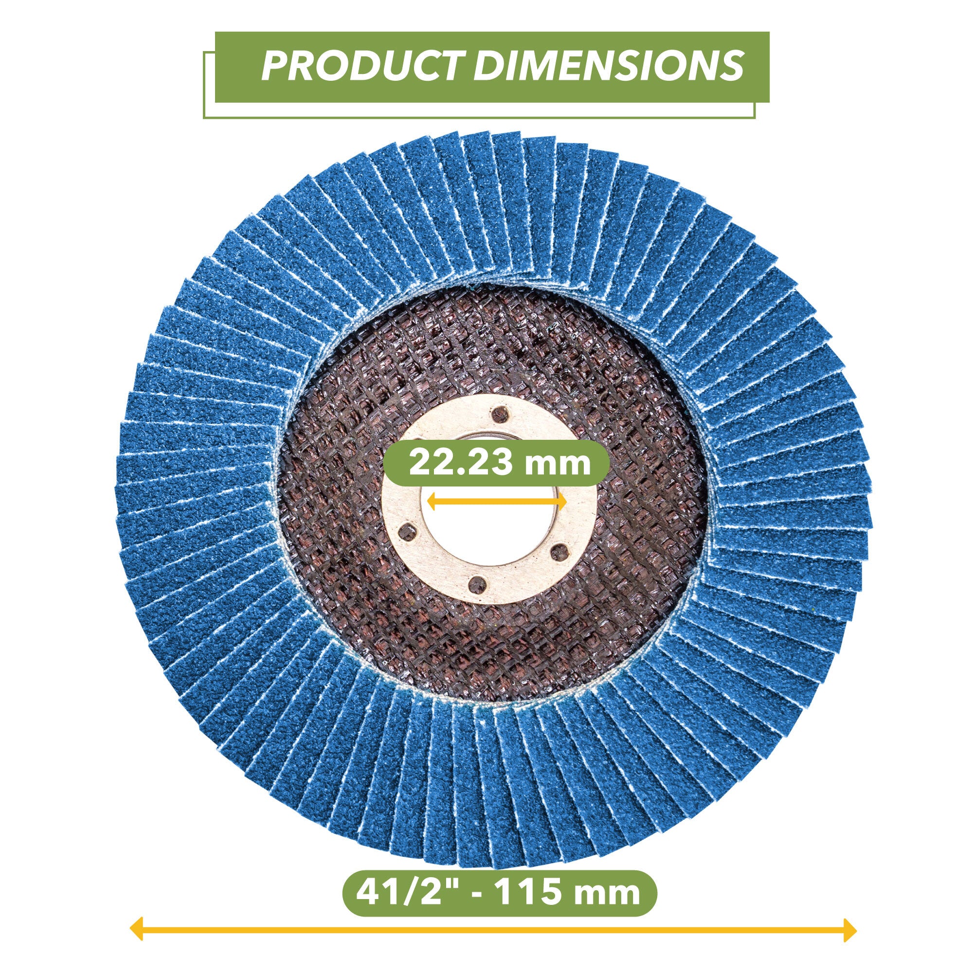BLOSTM FLAP DISCS - PACK OF 10