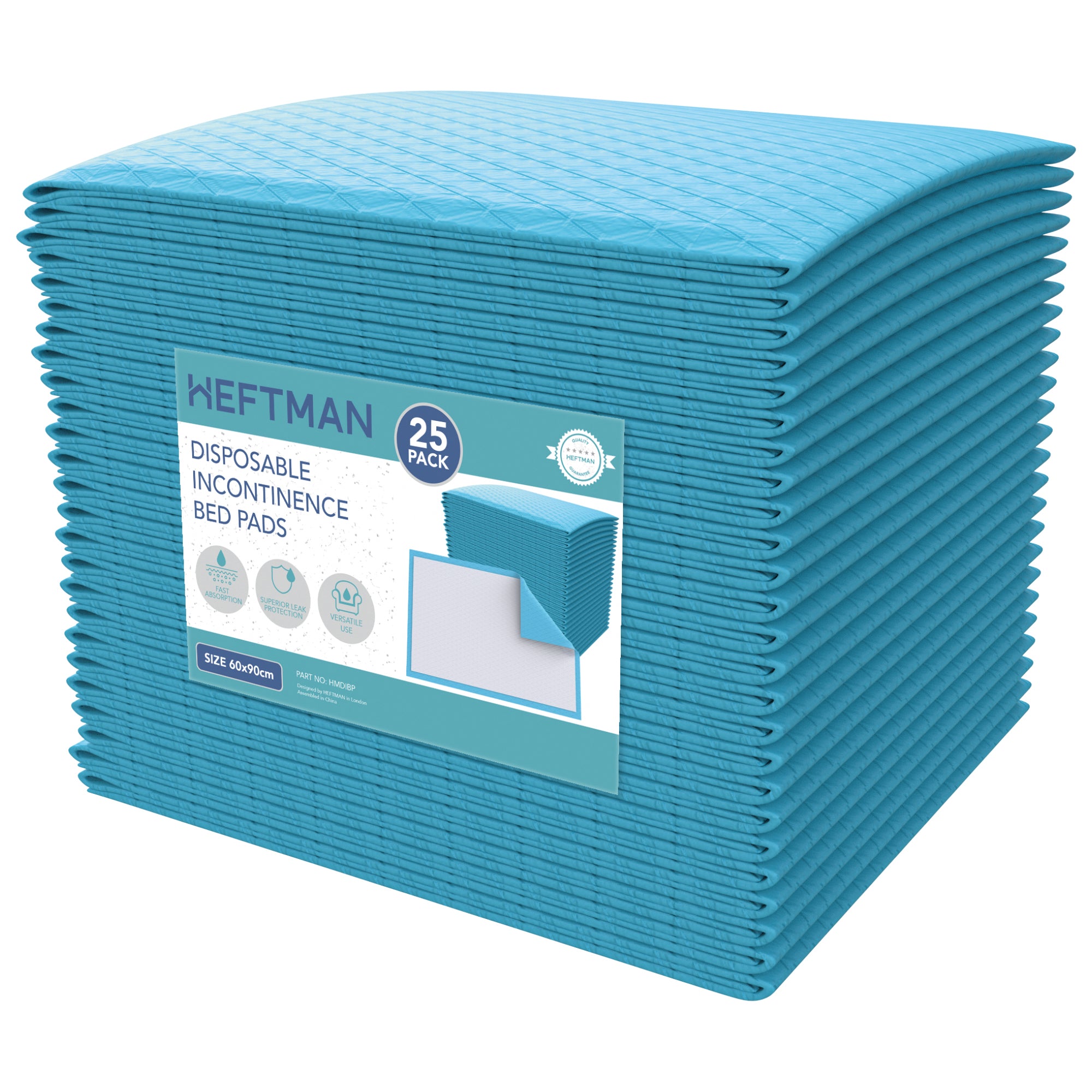 HEFTMAN DISPOSABLE INCONTINENCE BED PADS