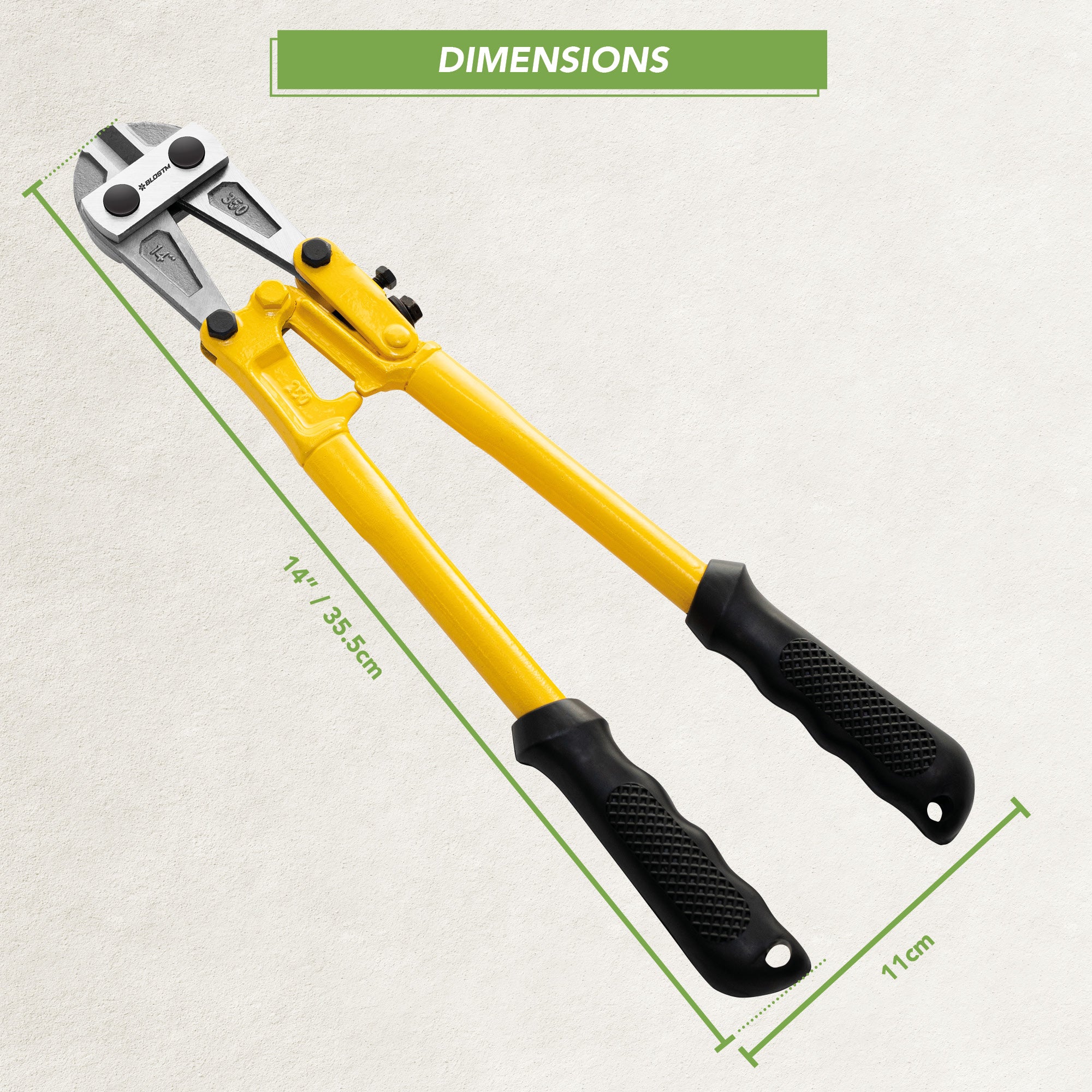 BLOSTM HEAVY DUTY BOLT CUTTER 14"