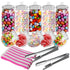 HEFTMAN RETRO PLASTIC SWEET JARS SET