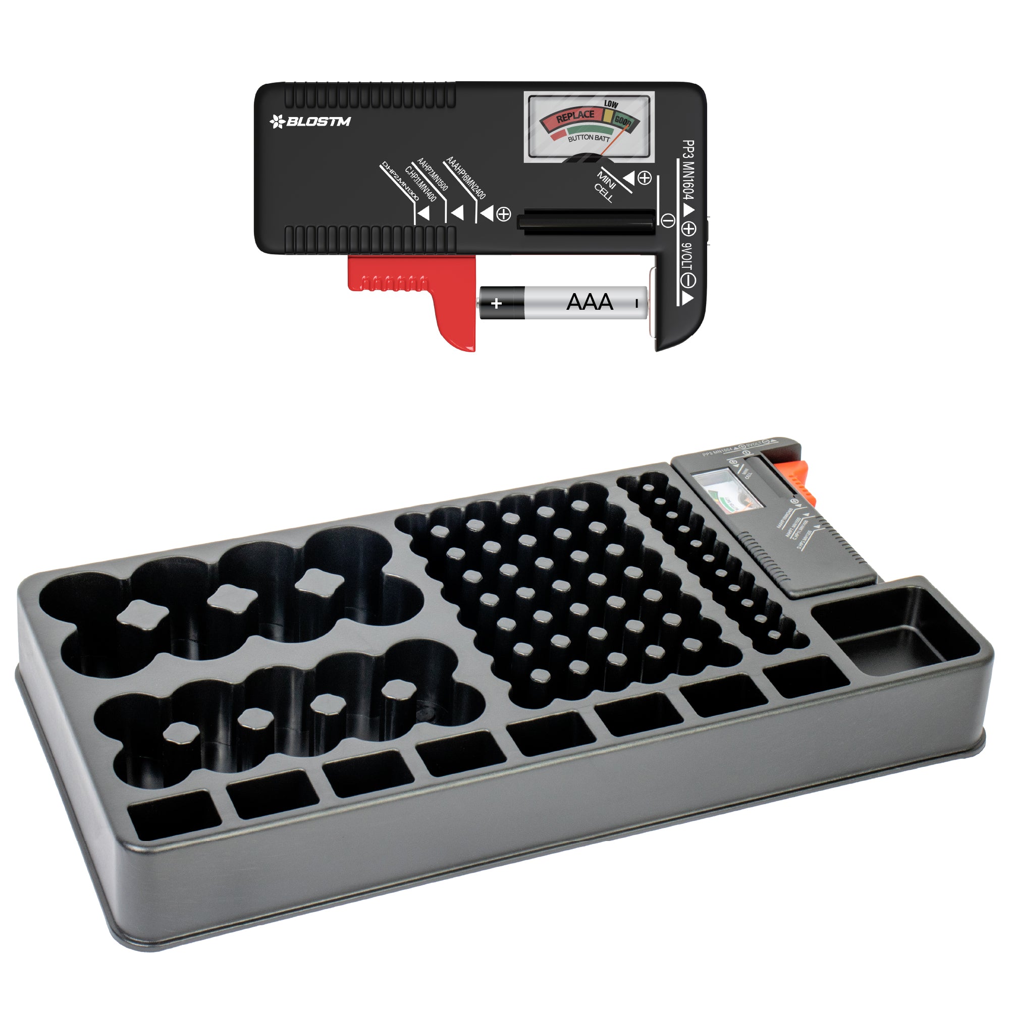 BLOSTM BATTERY ORGANIZER STORAGE