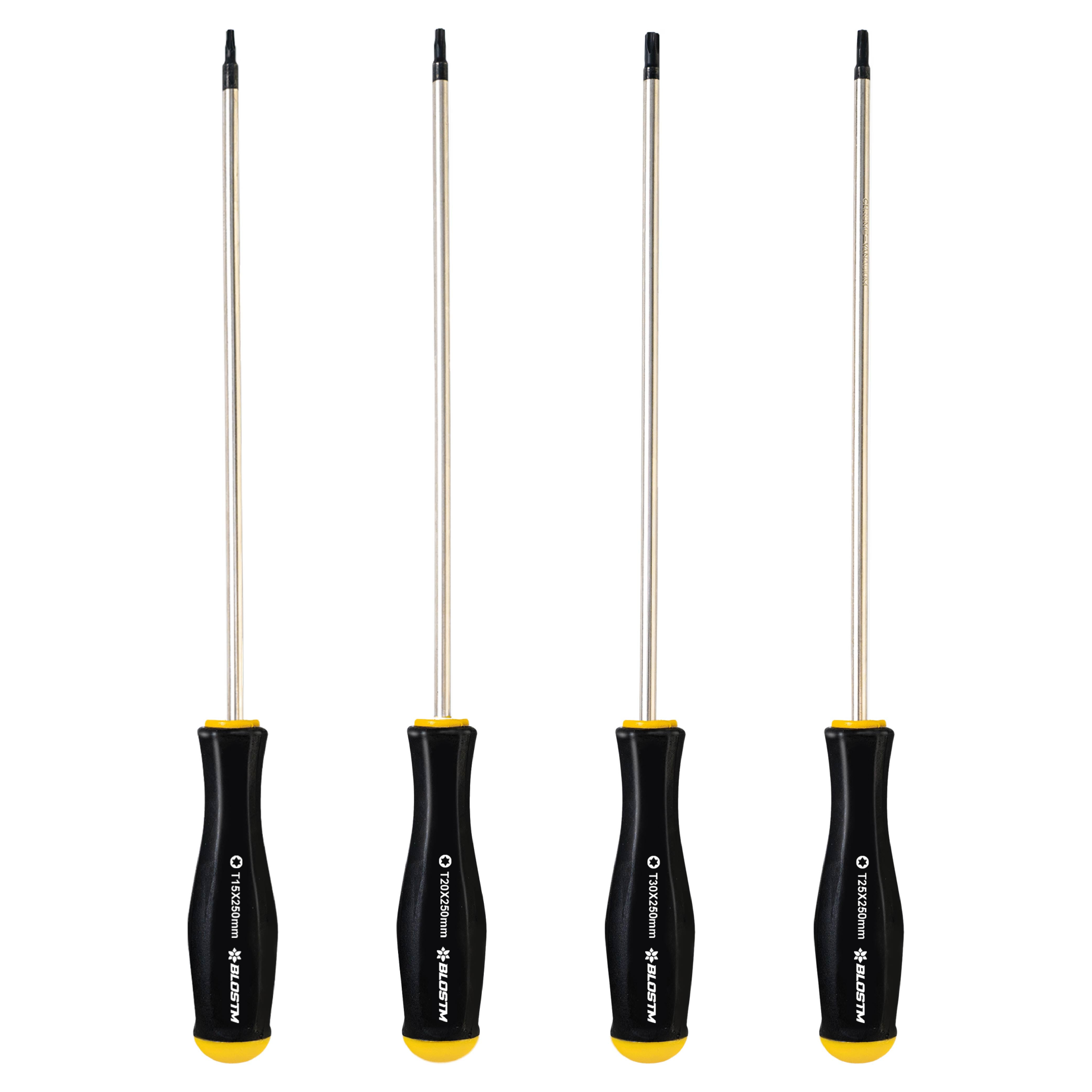 BLOSTM EXTRA LONG STAR SCREWDRIVER SET