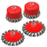 BLOSTM TWIST KNOT WIRE BRUSH SET 4PCS