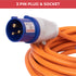 GADLANE MAINS EXTENSION LEAD 10M