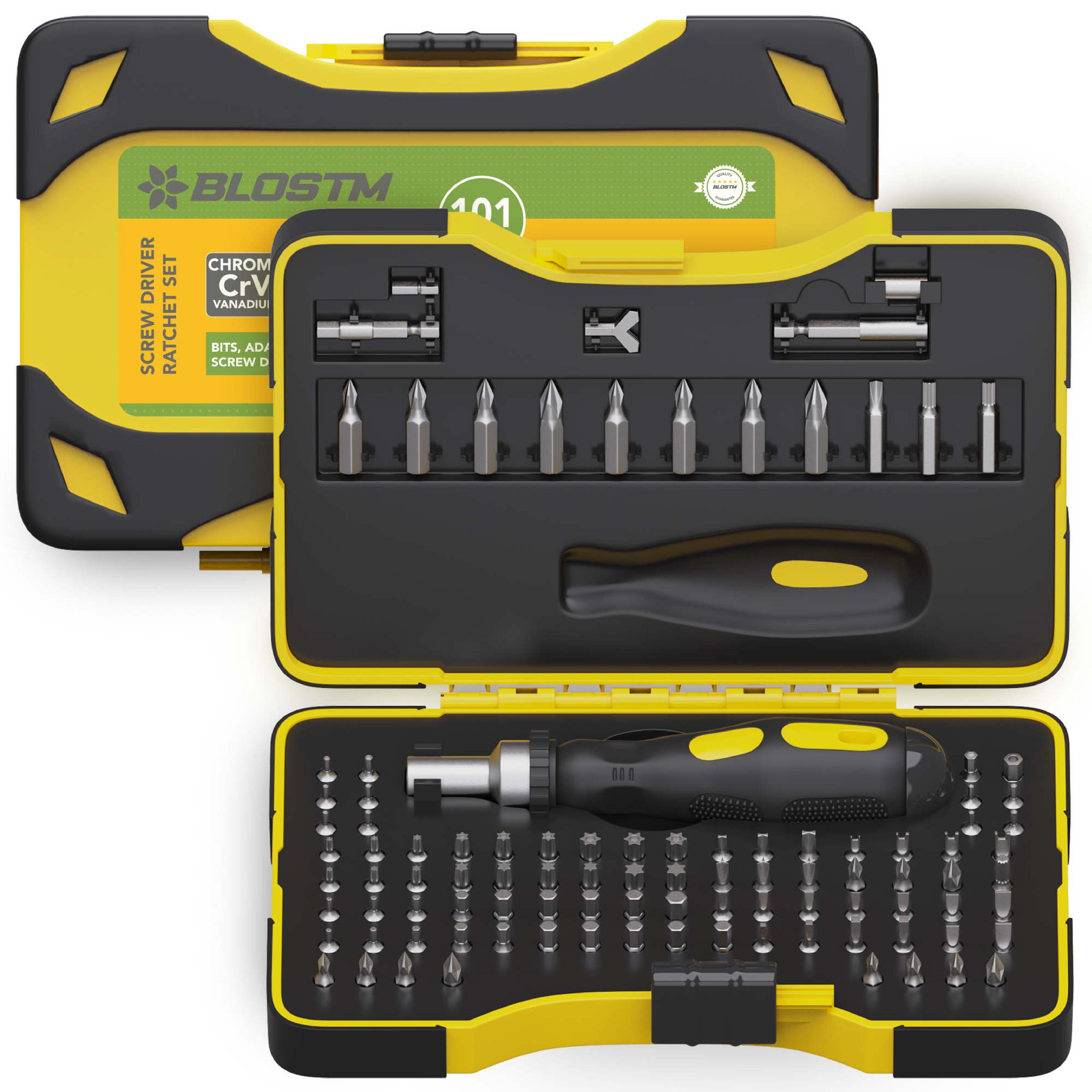 BLOSTM SCREW DRIVER RATCHET SET 101 PIECE