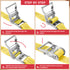 GADLANE HEAVY DUTY RATCHET STRAPS 2000KG 6M - 4 PACK