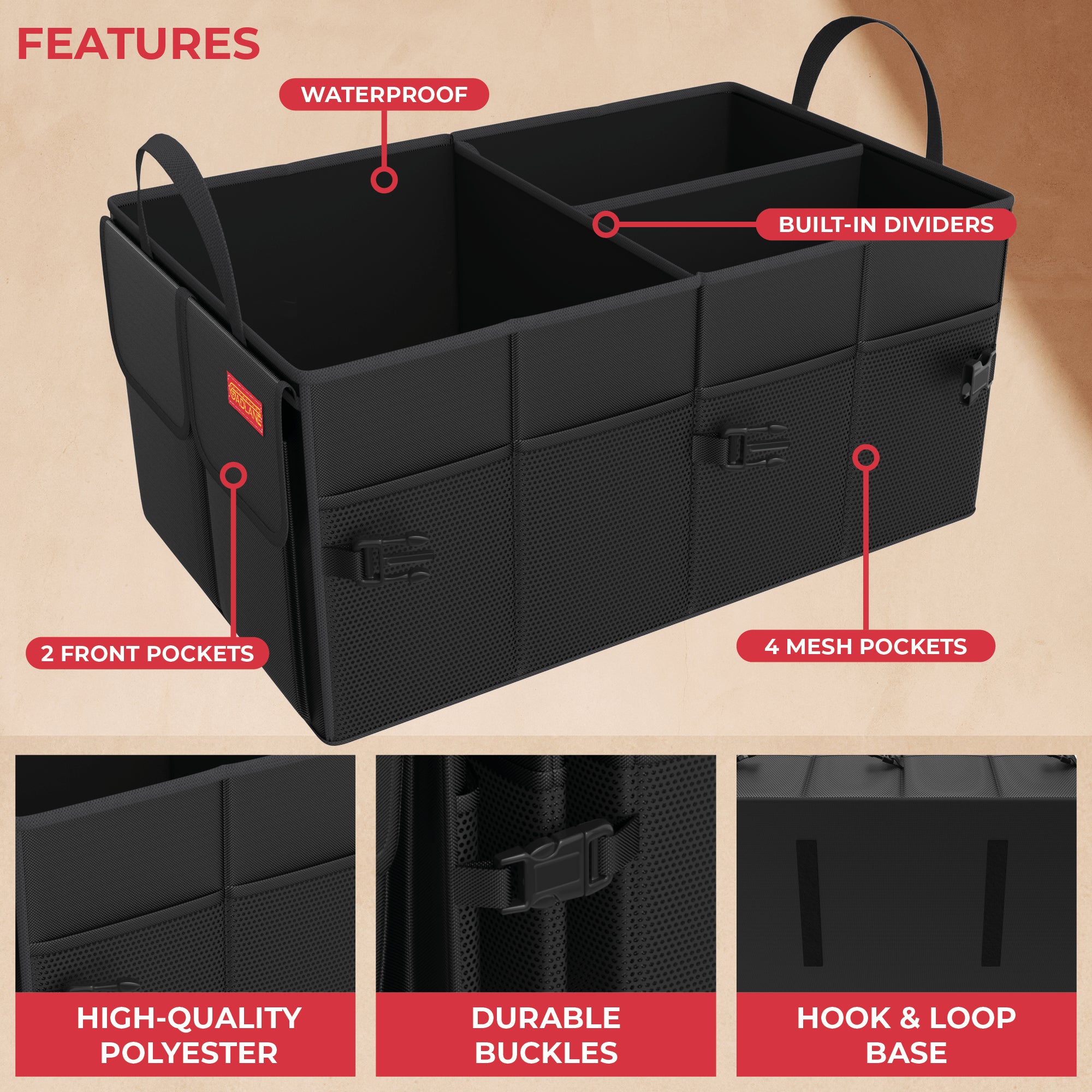 GADLANE JUMBO BOOT ORGANISER