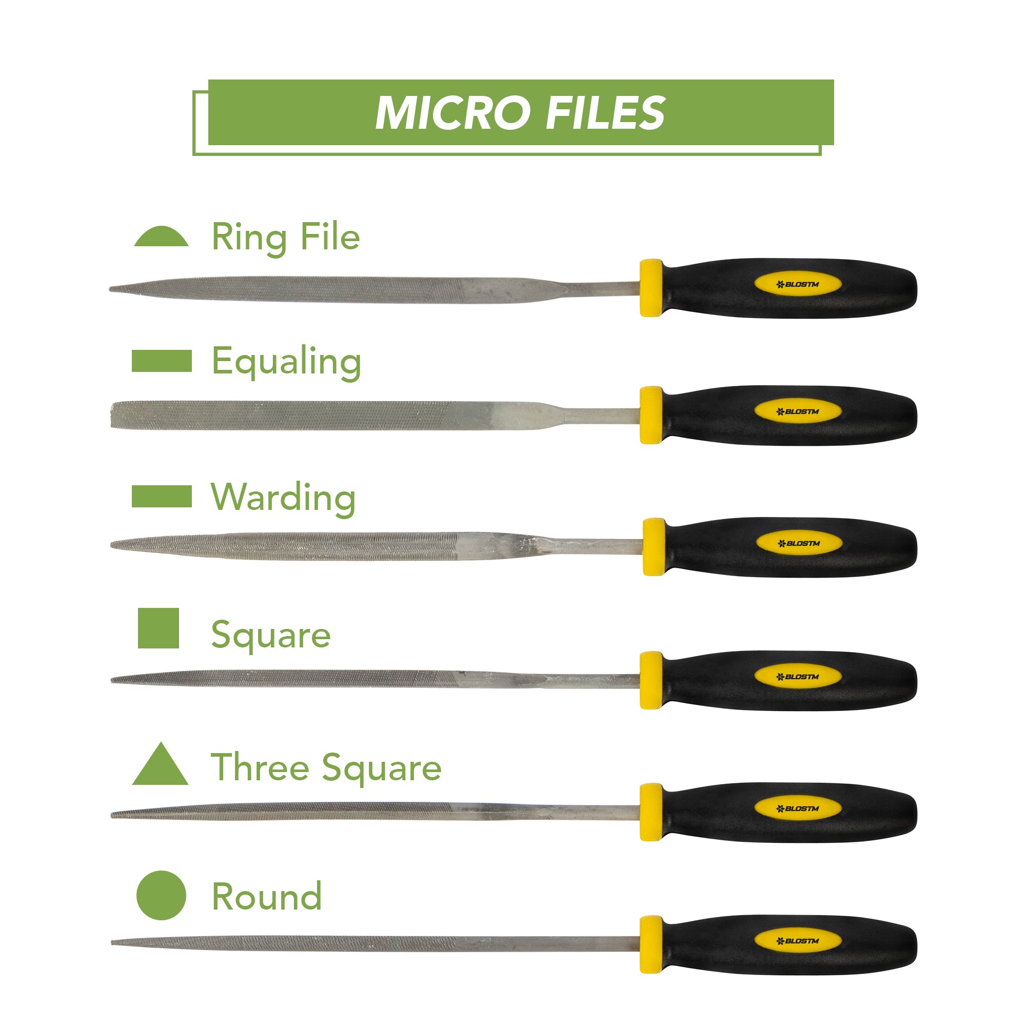 BLOSTM 17PC FILE SET