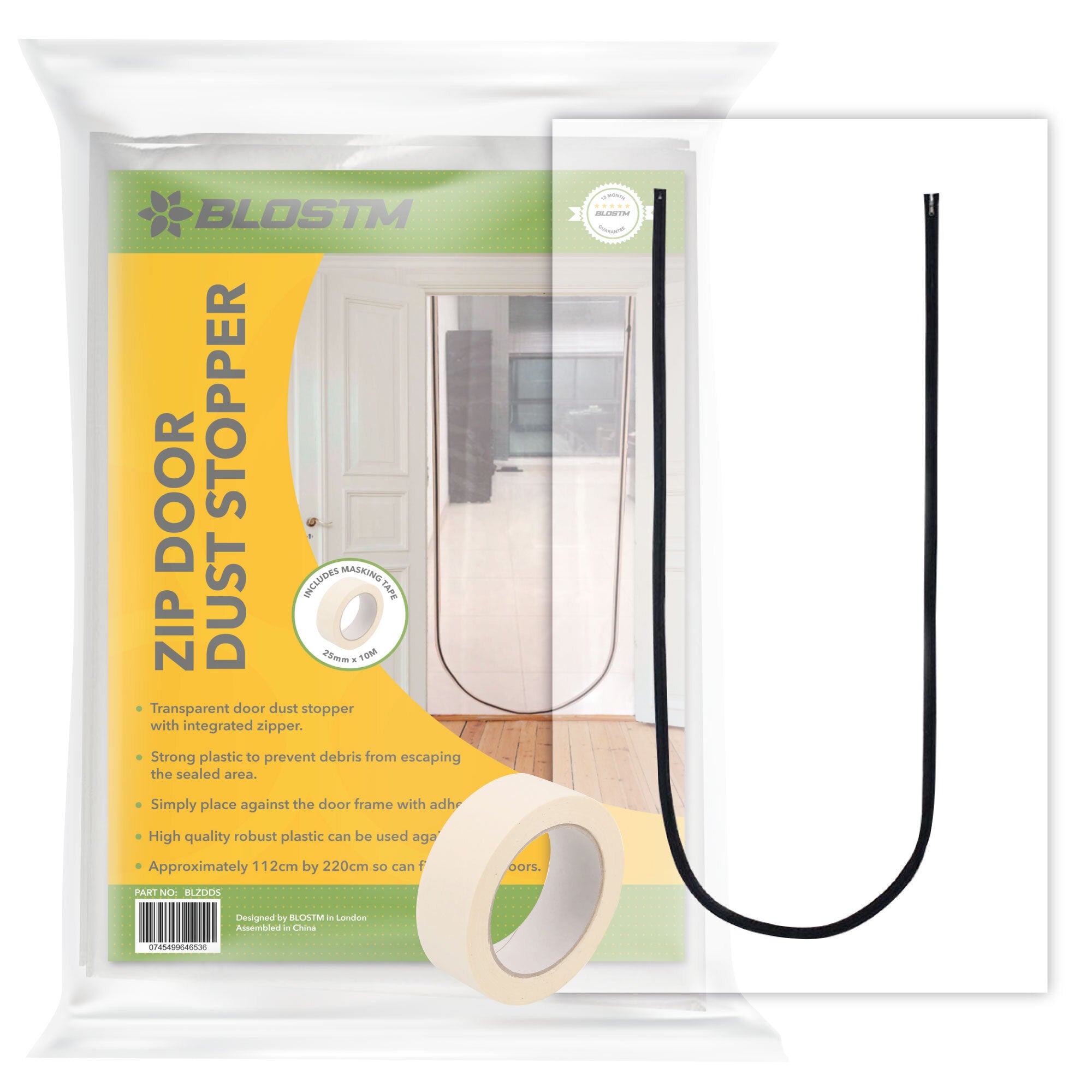 BLOSTM ZIP DOOR DUST STOPPER