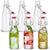 HEFTMAN CLIP TOP PRESERVE BOTTLES - 6 PACK