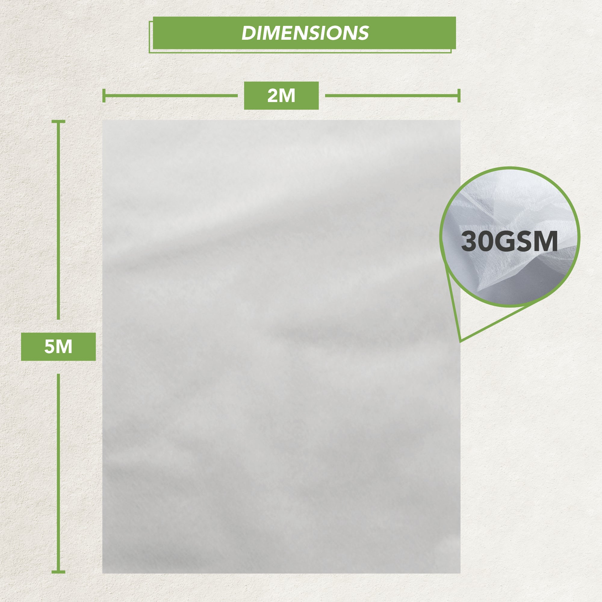 BLOSTM GARDEN FLEECE 2 X 5M