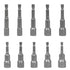 BLOSTM MAGNETIC NUT DRIVERS - 10 PACK