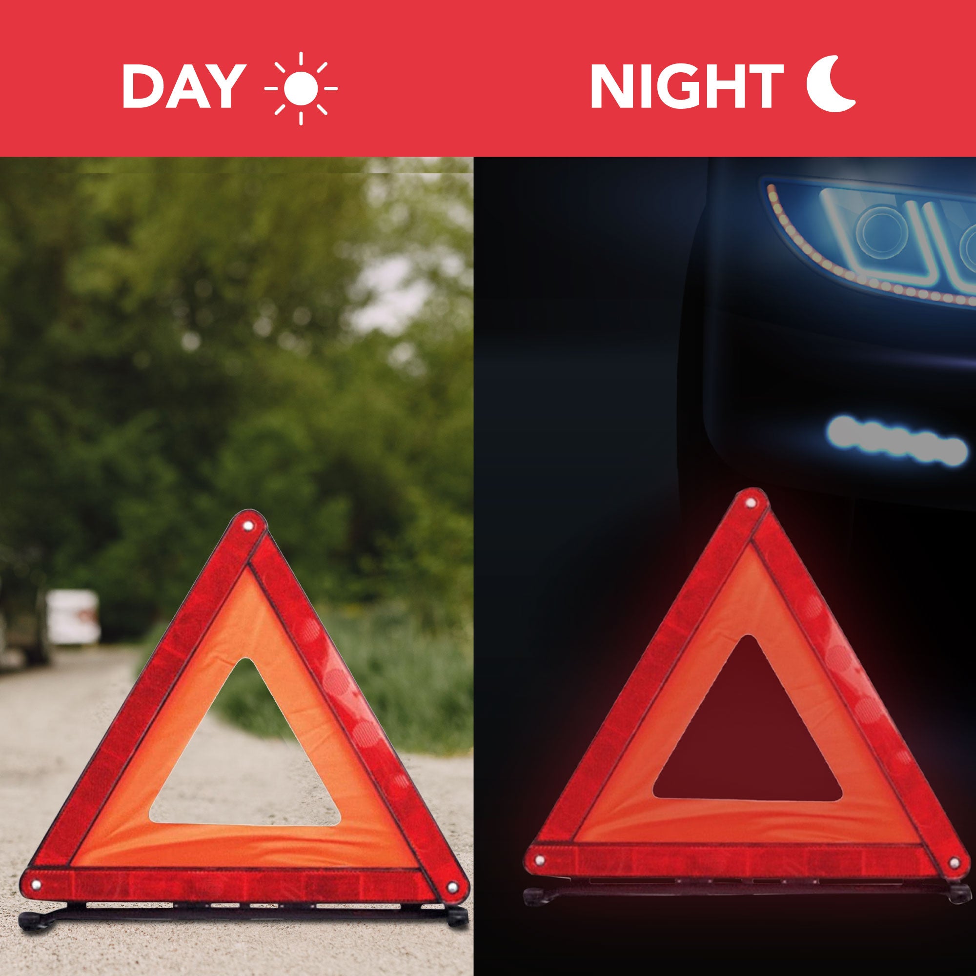 GADLANE WARNING TRIANGLE - HIGH VISIBILITY VEST
